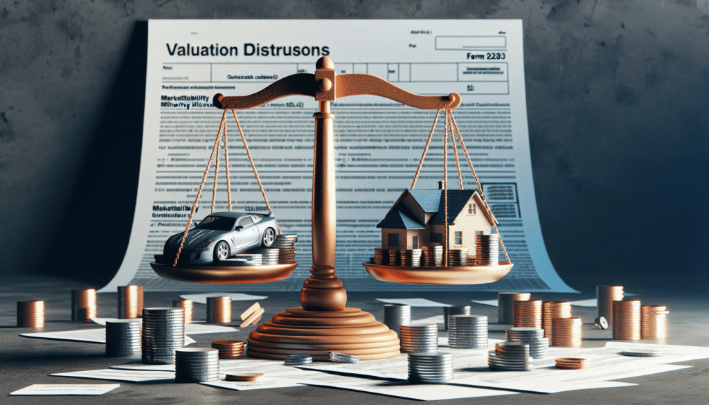 What valuation discounts are allowed by the IRS for the 8283 form?