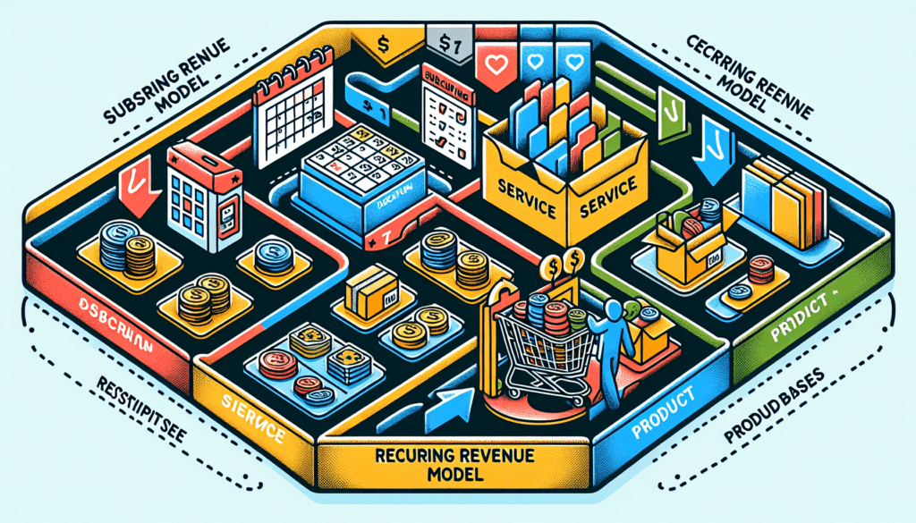 The various types of recurring revenue models in a subscription-based business