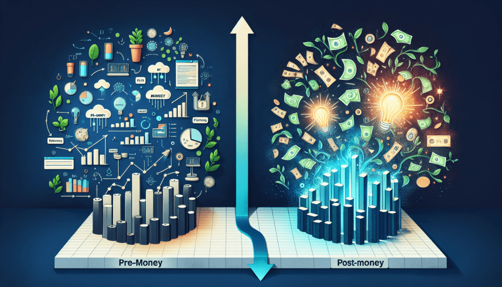 The concept of pre money vs post money valuation