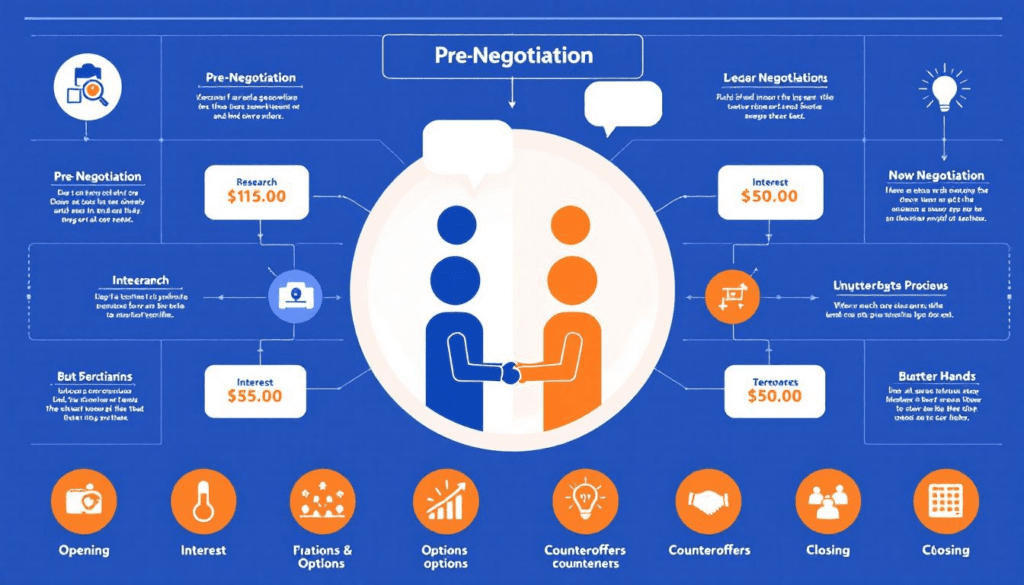 Negotiation process for selling a business