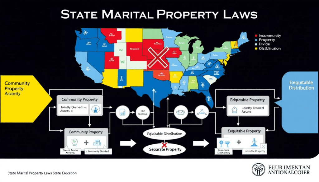 Tthe impact of state laws on business valuations-emphasizing the differences between community property and equitable distribution