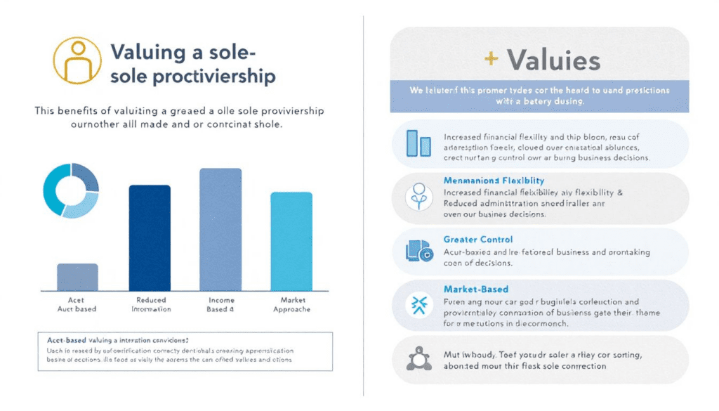 An infographic illustrating the importance of valuing a sole proprietorship